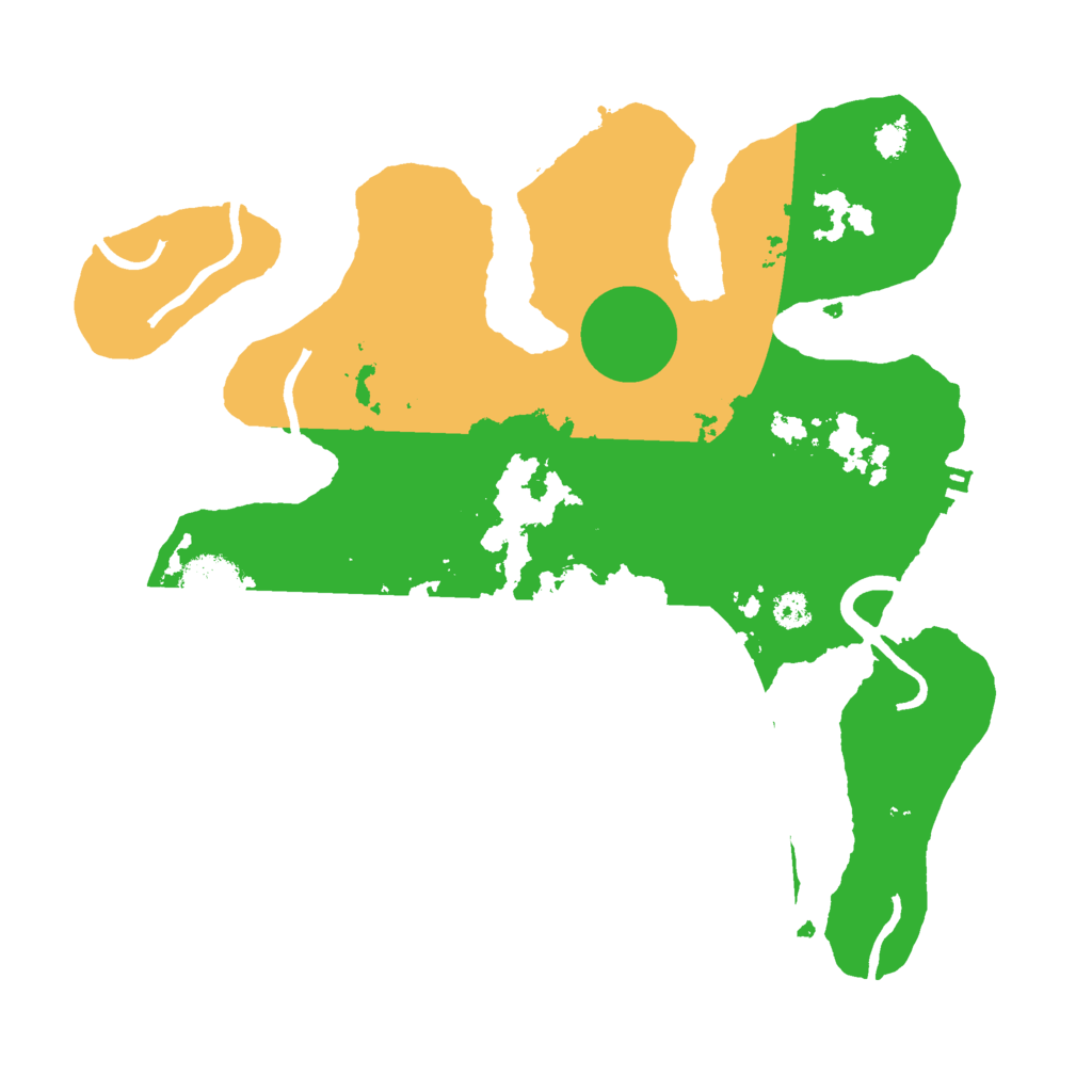 Biome Rust Map: Procedural Map, Size: 3000, Seed: 90