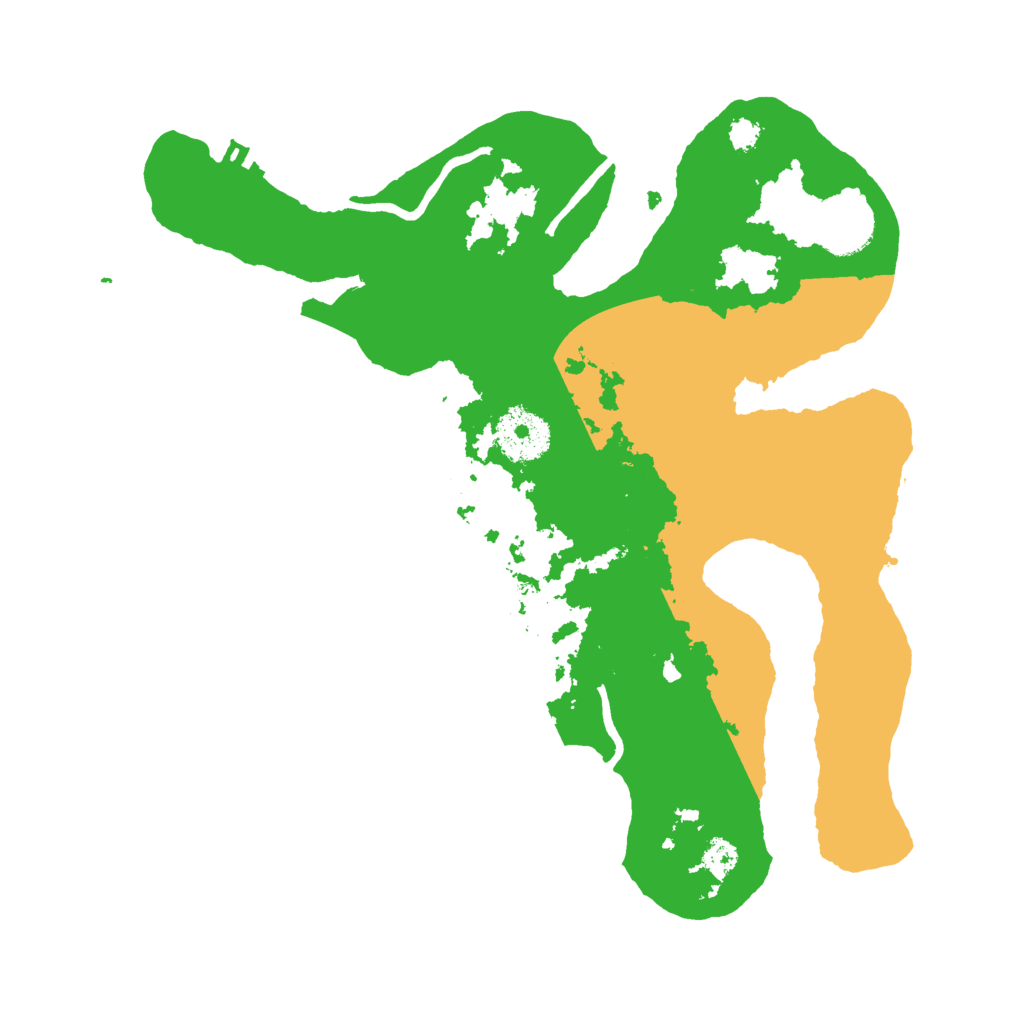 Biome Rust Map: Procedural Map, Size: 3000, Seed: 909427