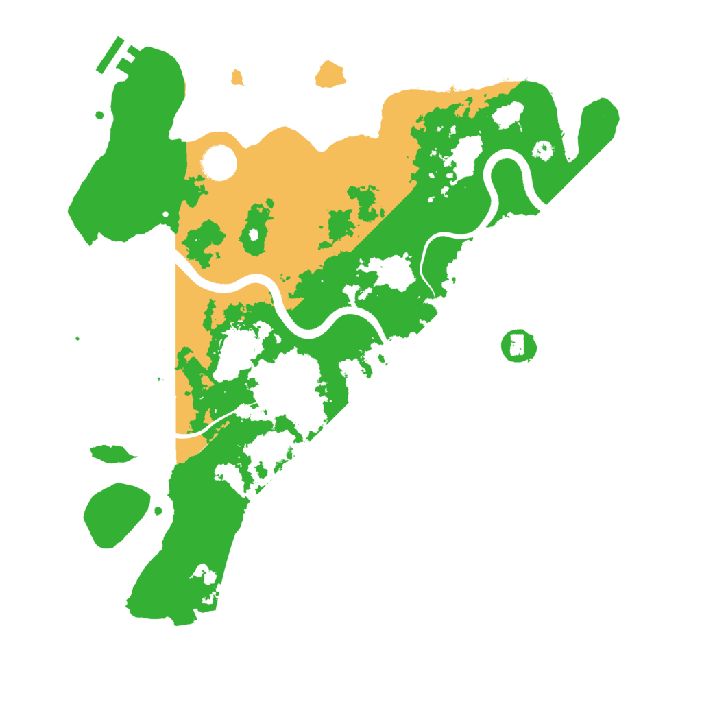 Biome Rust Map: Procedural Map, Size: 3500, Seed: 1359671479