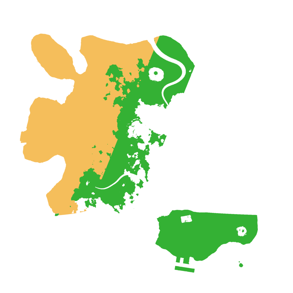 Biome Rust Map: Procedural Map, Size: 3000, Seed: 326474