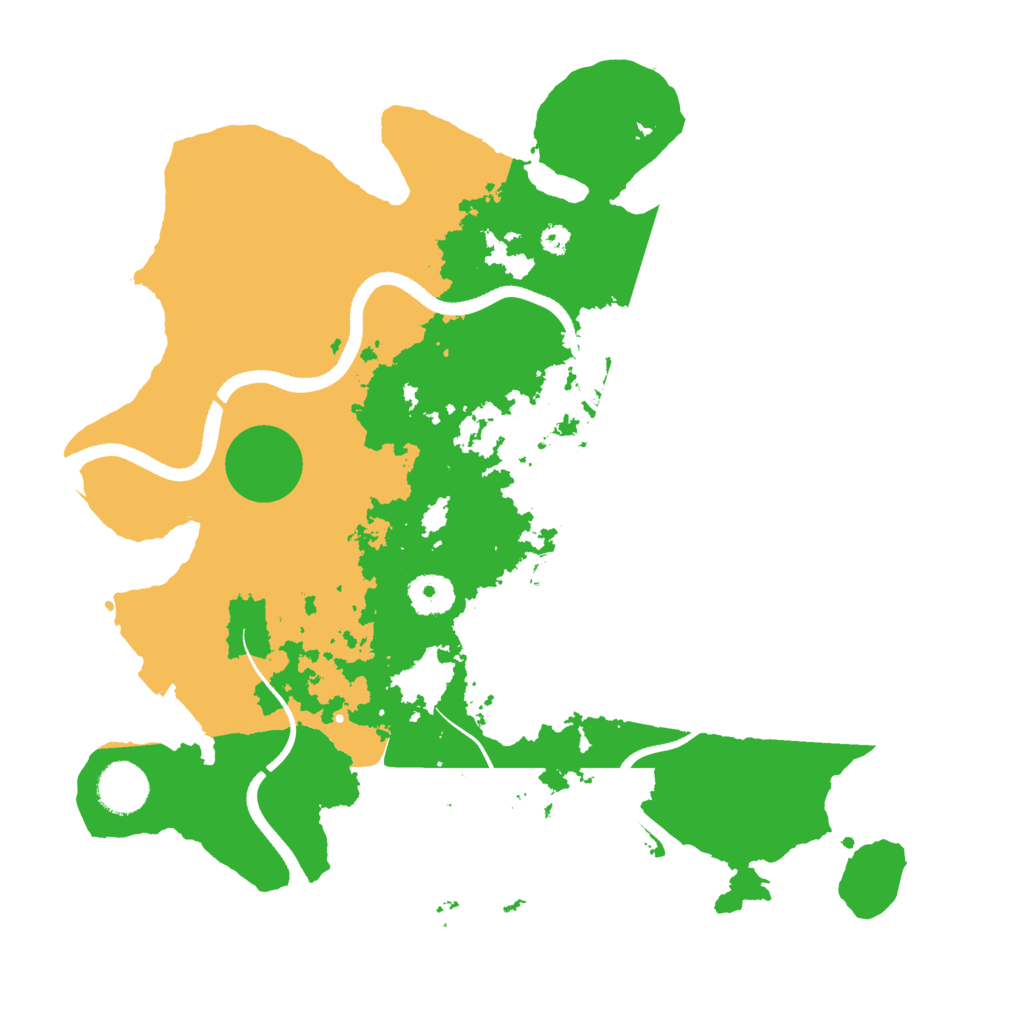 Biome Rust Map: Procedural Map, Size: 3500, Seed: 1434122569