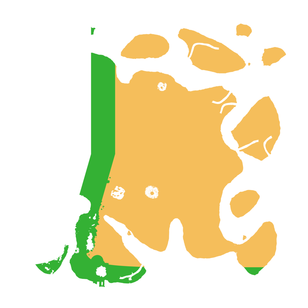 Biome Rust Map: Procedural Map, Size: 3500, Seed: 1623001