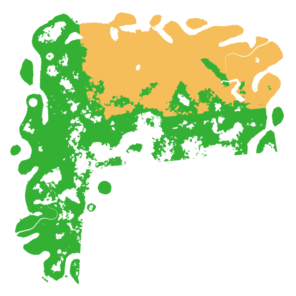 Biome Rust Map: Procedural Map, Size: 6000, Seed: 2147383647