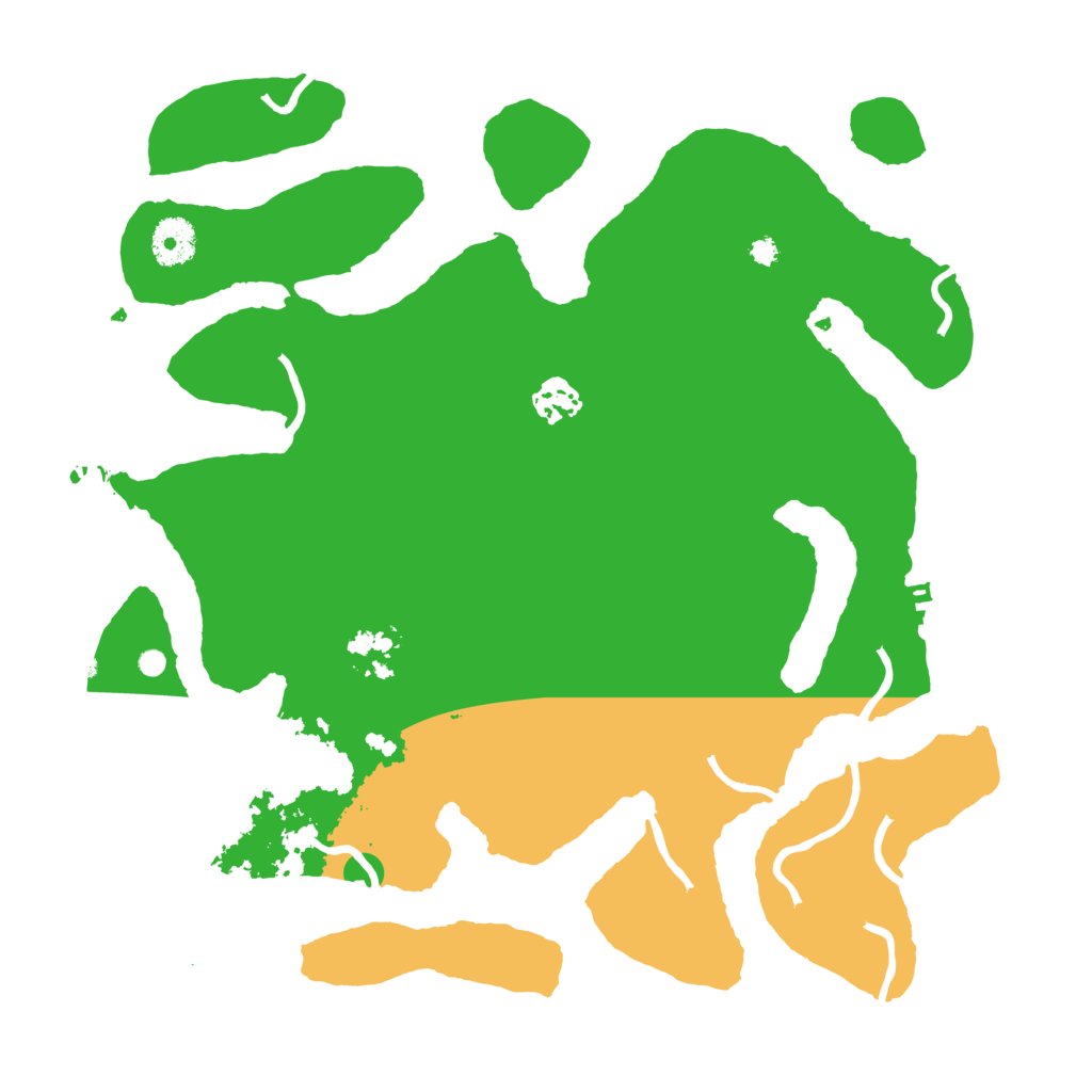 Biome Rust Map: Procedural Map, Size: 3550, Seed: 357845