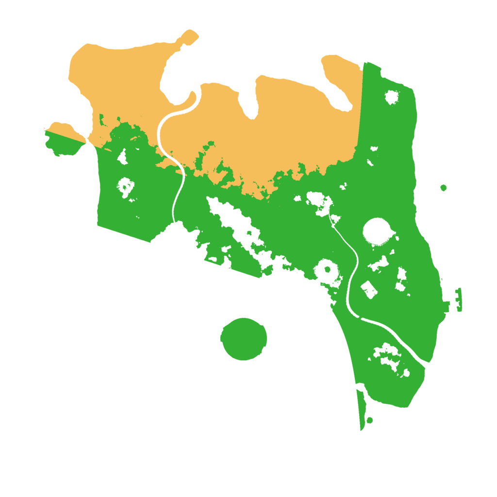 Biome Rust Map: Procedural Map, Size: 3200, Seed: 2228