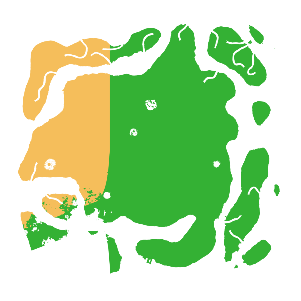 Biome Rust Map: Procedural Map, Size: 4000, Seed: 3452