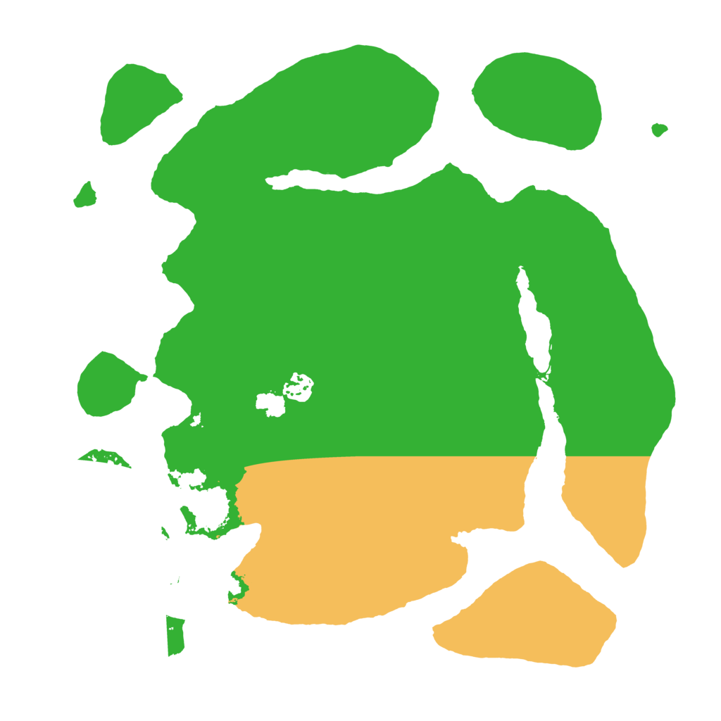 Biome Rust Map: Barren, Size: 3700, Seed: 719247203