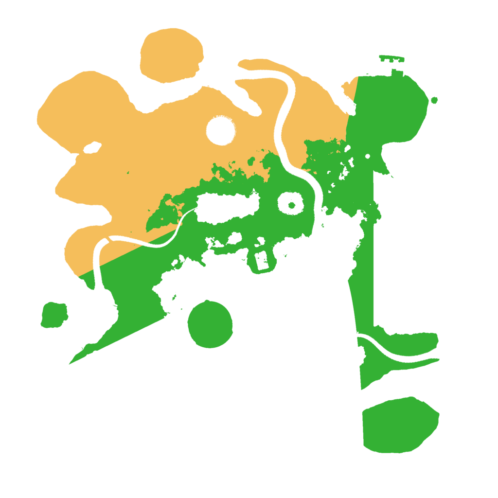 Biome Rust Map: Procedural Map, Size: 3000, Seed: 742858