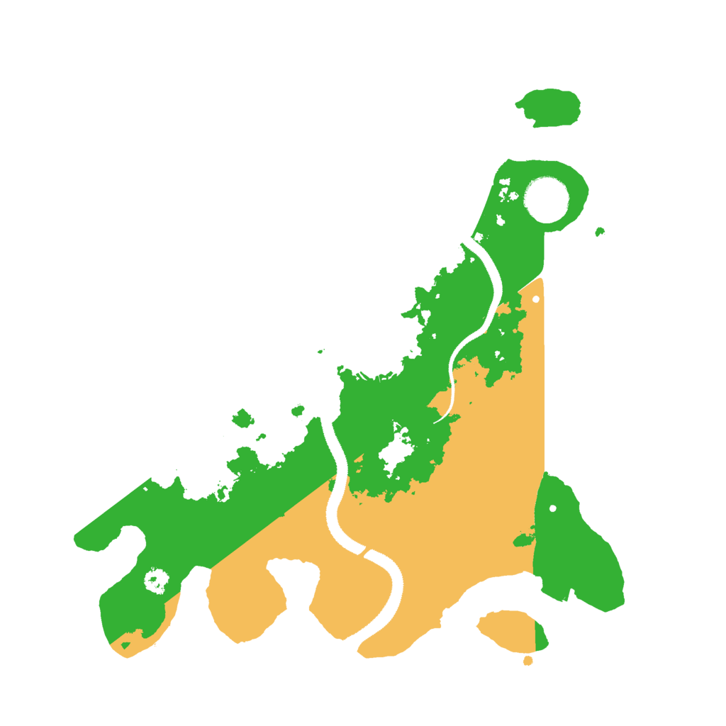 Biome Rust Map: Procedural Map, Size: 3000, Seed: 54821