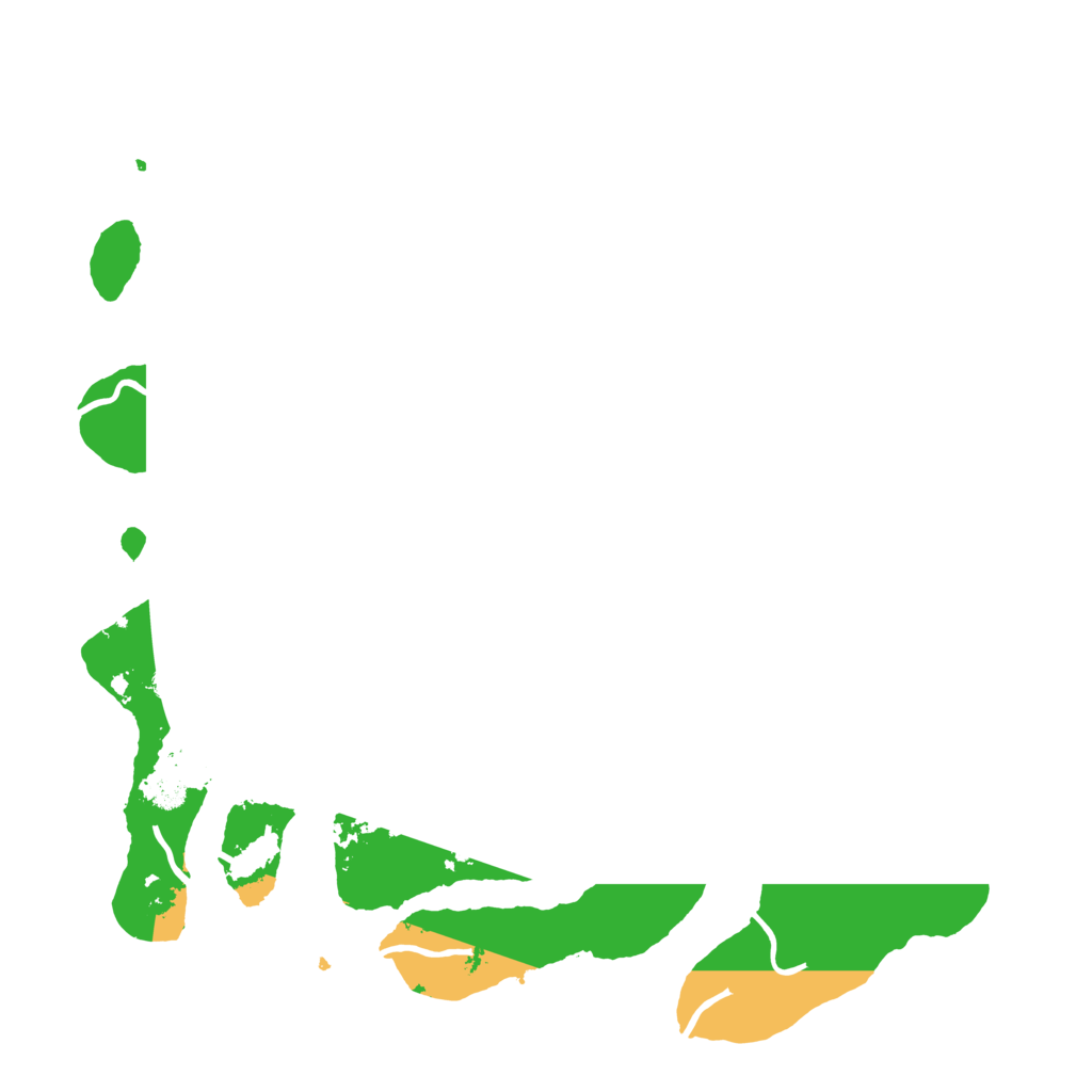 Biome Rust Map: Procedural Map, Size: 4250, Seed: 26343