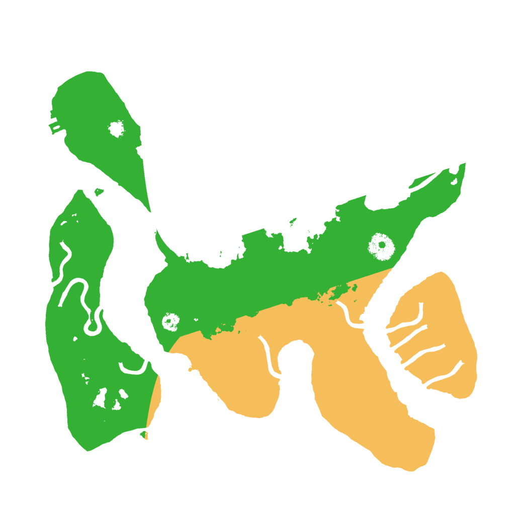 Biome Rust Map: Procedural Map, Size: 3000, Seed: 962079