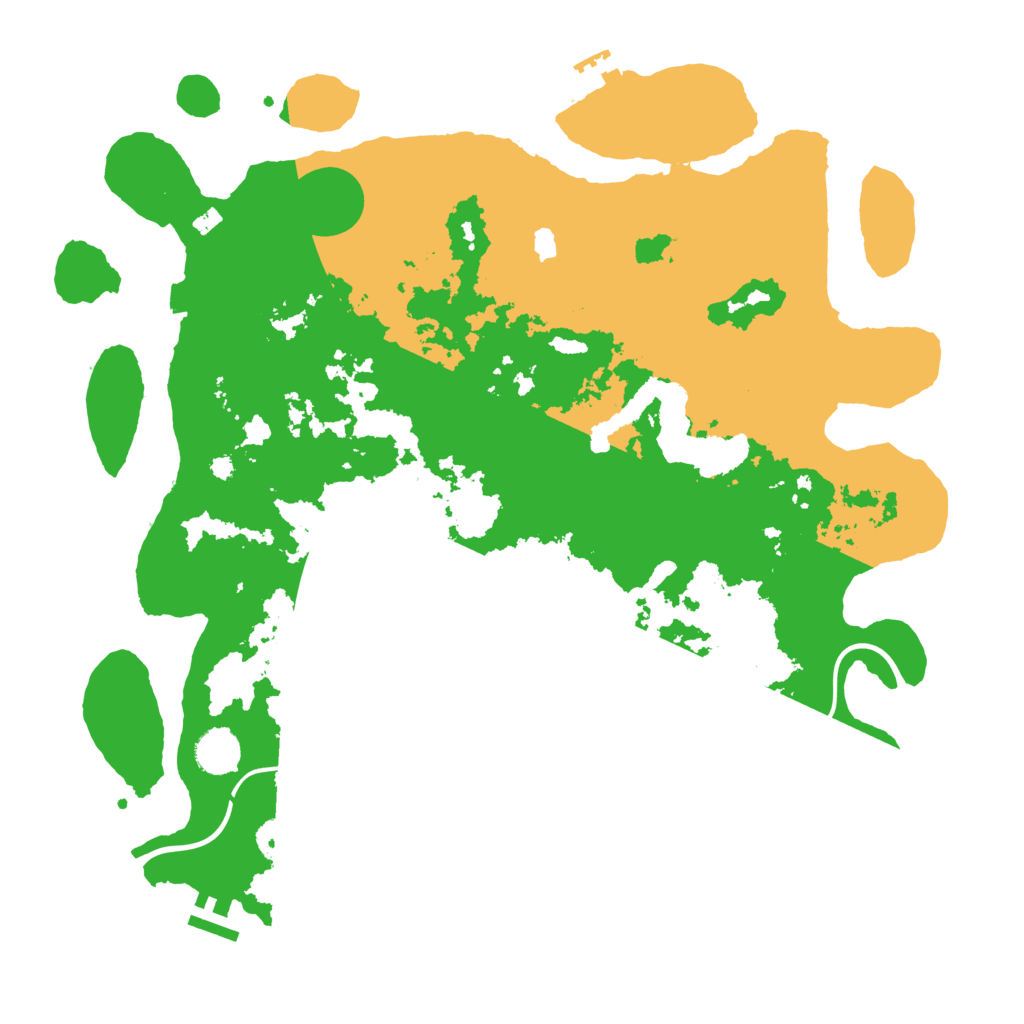 Biome Rust Map: Procedural Map, Size: 4000, Seed: 4000783