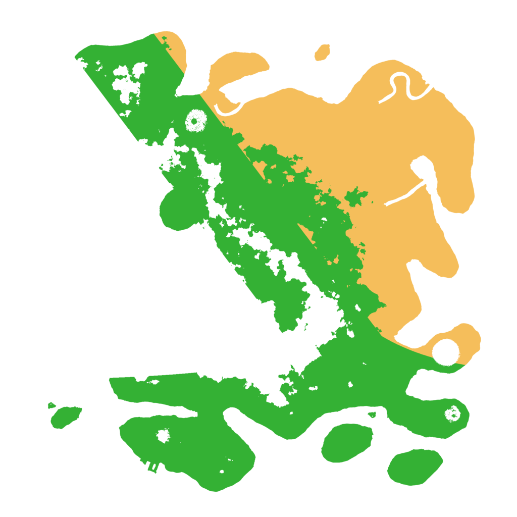 Biome Rust Map: Procedural Map, Size: 3500, Seed: 468562