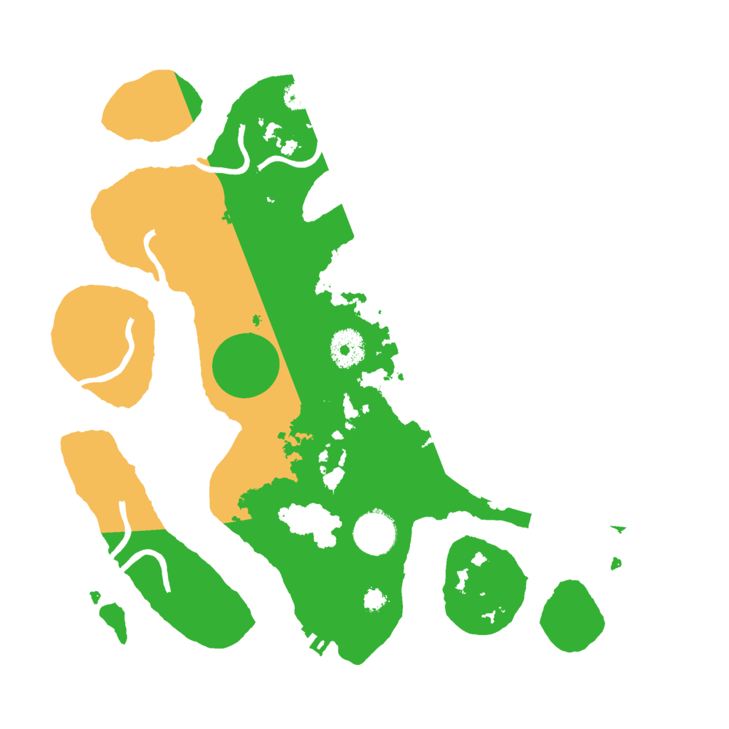 Biome Rust Map: Procedural Map, Size: 3000, Seed: 398851