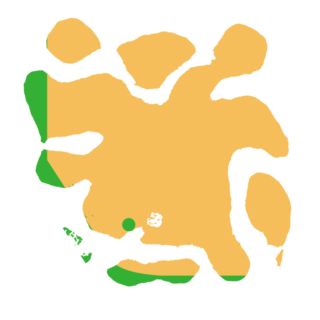 Biome Rust Map: Barren, Size: 3200, Seed: 1231094143