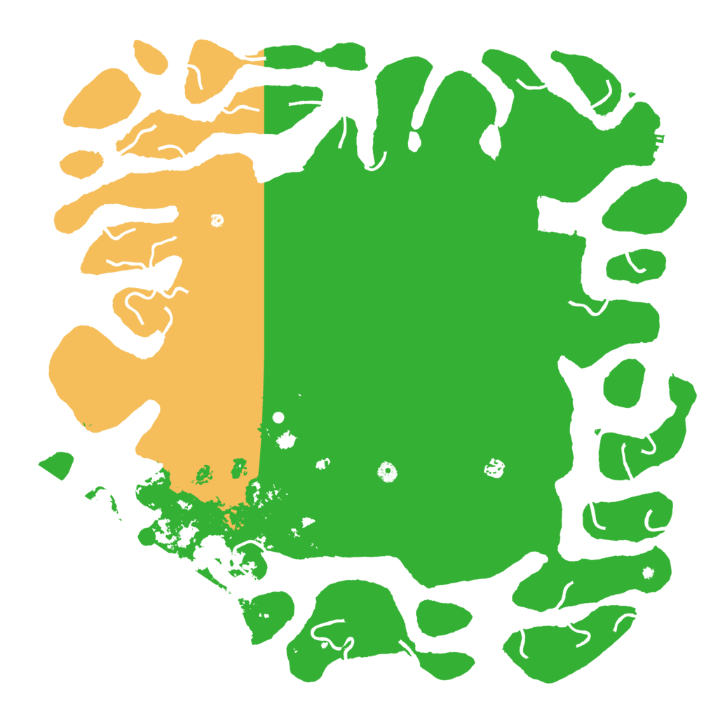 Biome Rust Map: Procedural Map, Size: 5500, Seed: 528579
