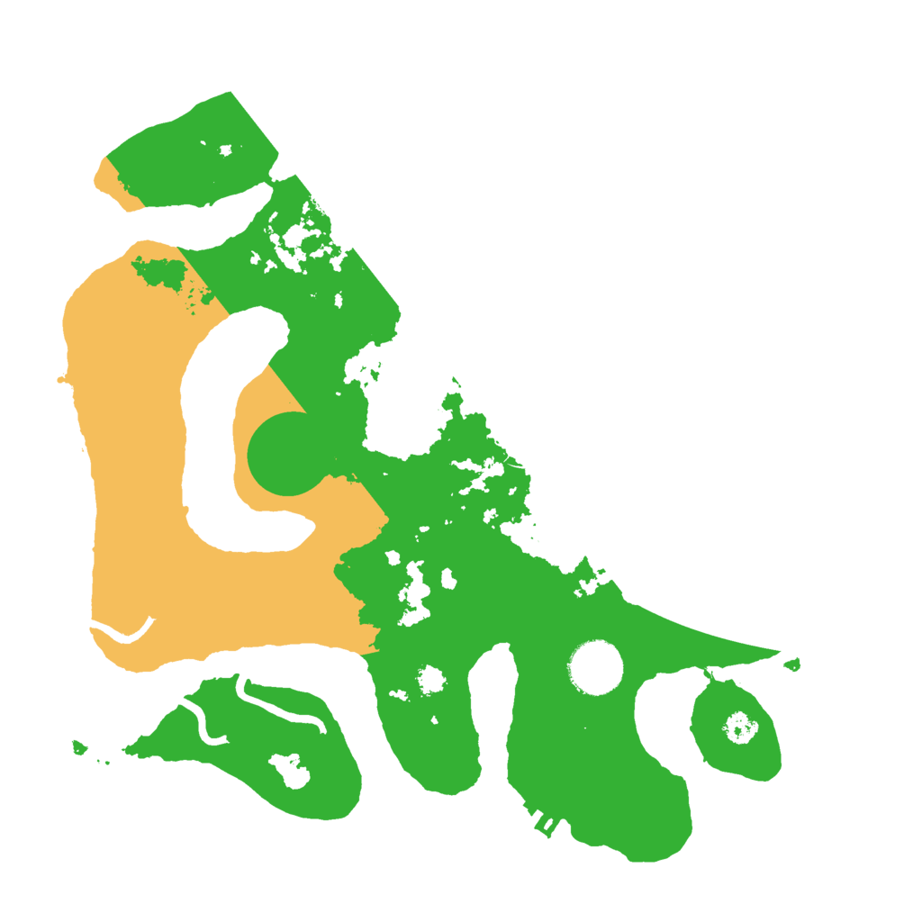 Biome Rust Map: Procedural Map, Size: 3000, Seed: 346638