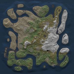 Thumbnail Rust Map: Procedural Map, Size: 4500, Seed: 866555772, 19 Monuments