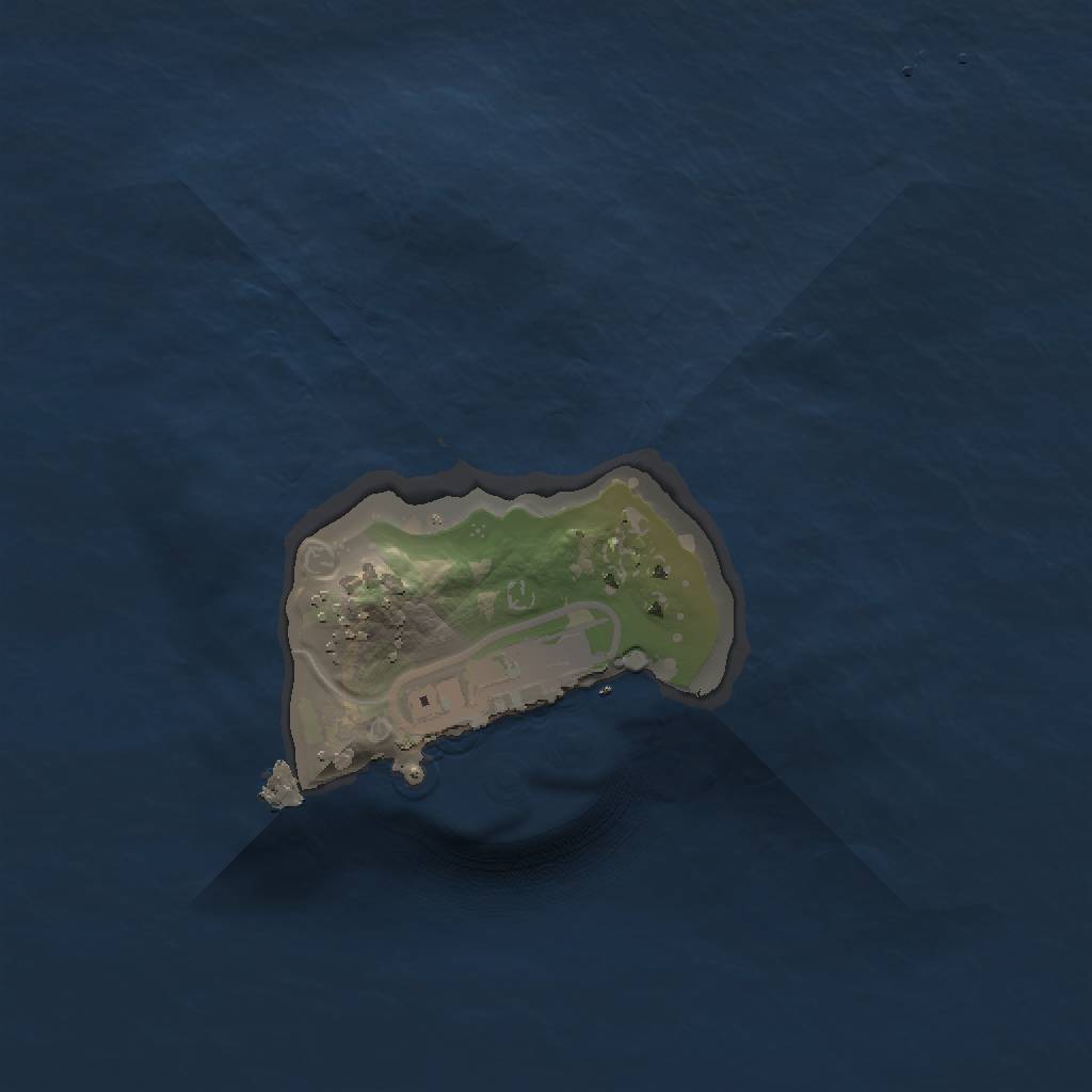 Rust Map: Procedural Map, Size: 1250, Seed: 42069, 5 Monuments