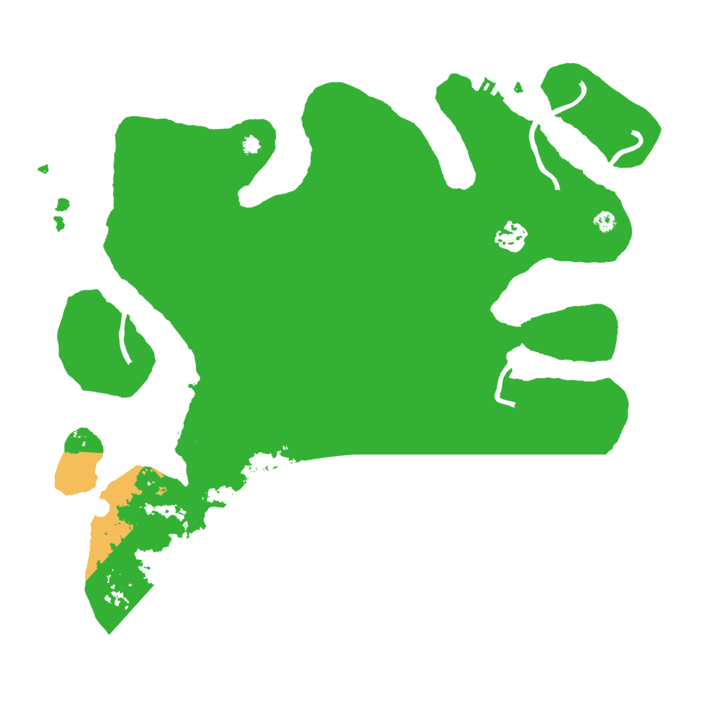 Biome Rust Map: Procedural Map, Size: 3500, Seed: 370852664