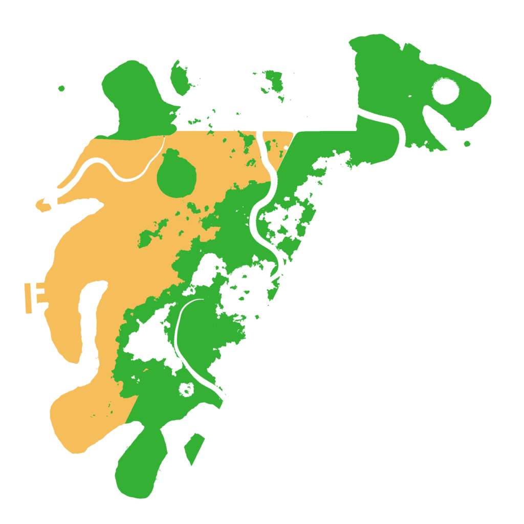 Biome Rust Map: Procedural Map, Size: 3500, Seed: 724446499