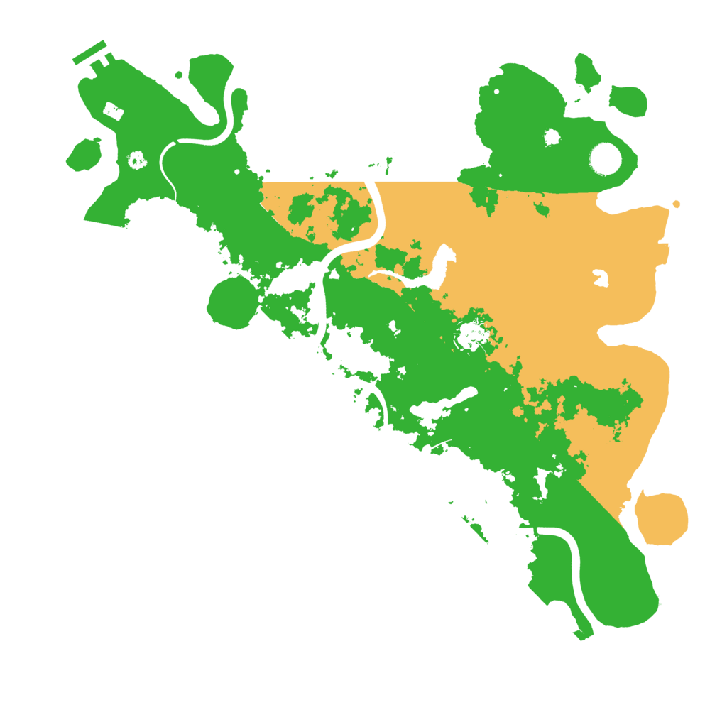 Biome Rust Map: Procedural Map, Size: 4000, Seed: 22850222