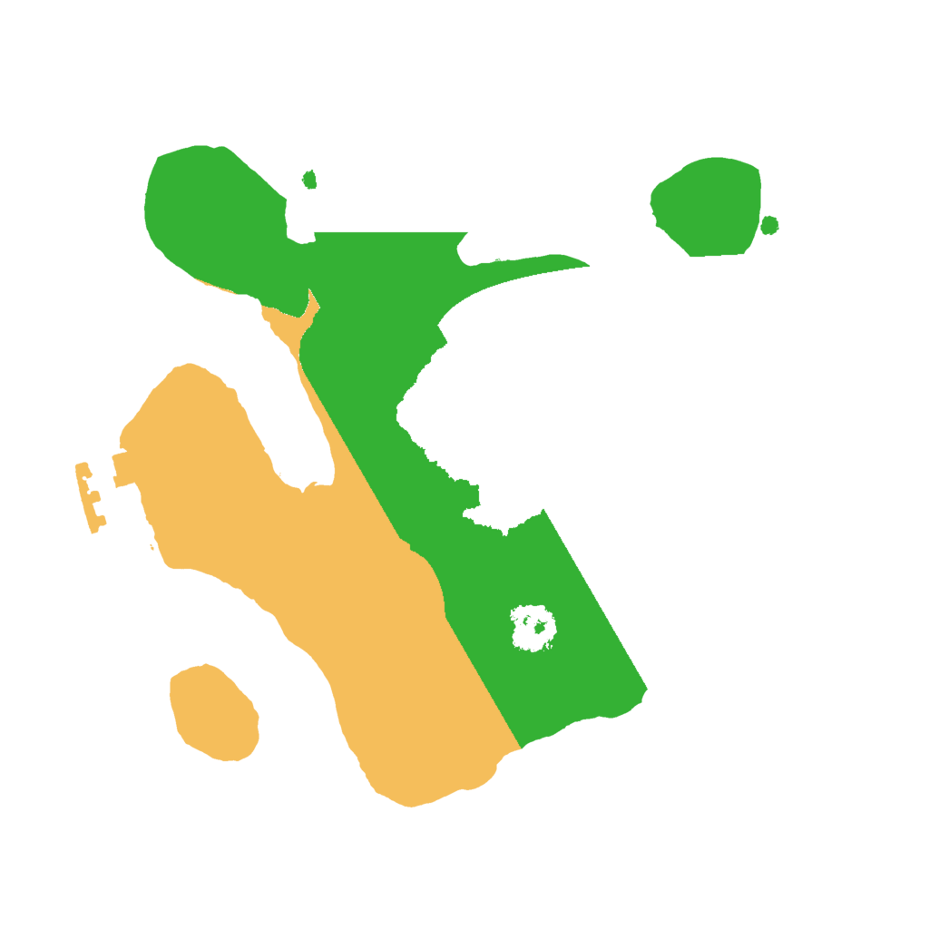 Biome Rust Map: Procedural Map, Size: 2000, Seed: 42069420