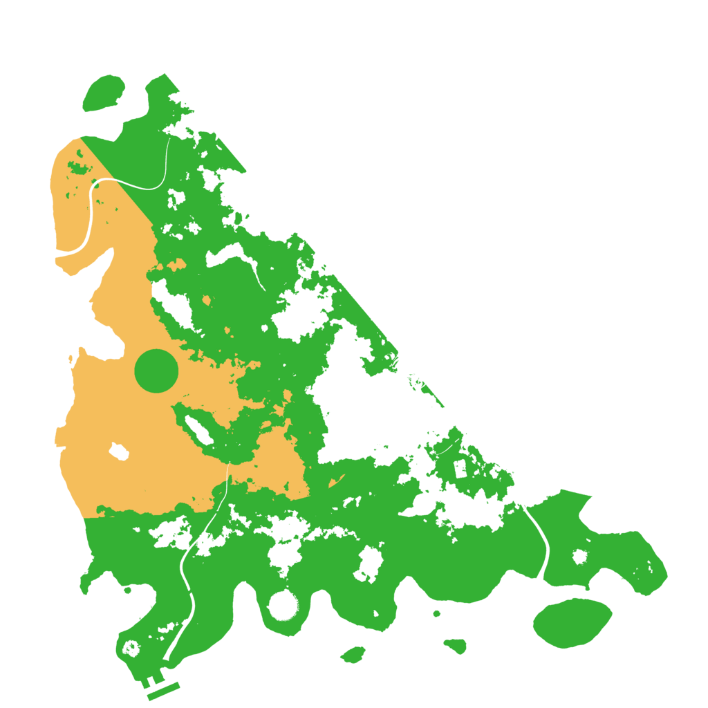 Biome Rust Map: Procedural Map, Size: 4250, Seed: 23974