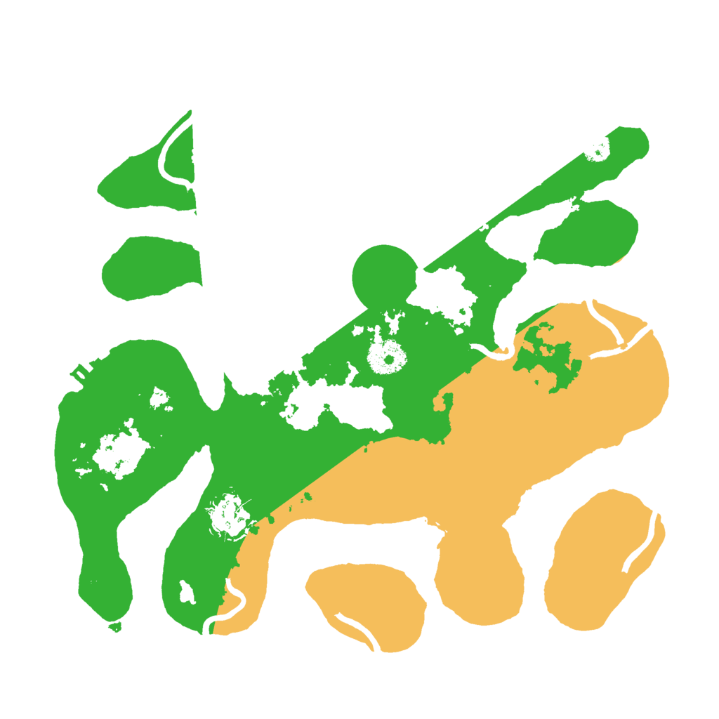 Biome Rust Map: Procedural Map, Size: 3000, Seed: 896549