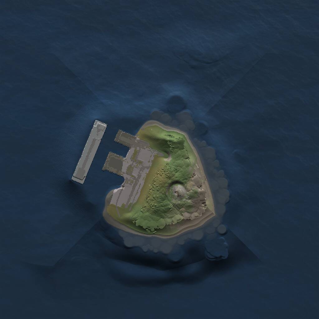 Rust Map: Procedural Map, Size: 1000, Seed: 1388621683, 2 Monuments