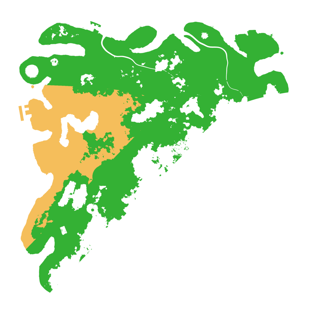 Biome Rust Map: Procedural Map, Size: 4250, Seed: 3709