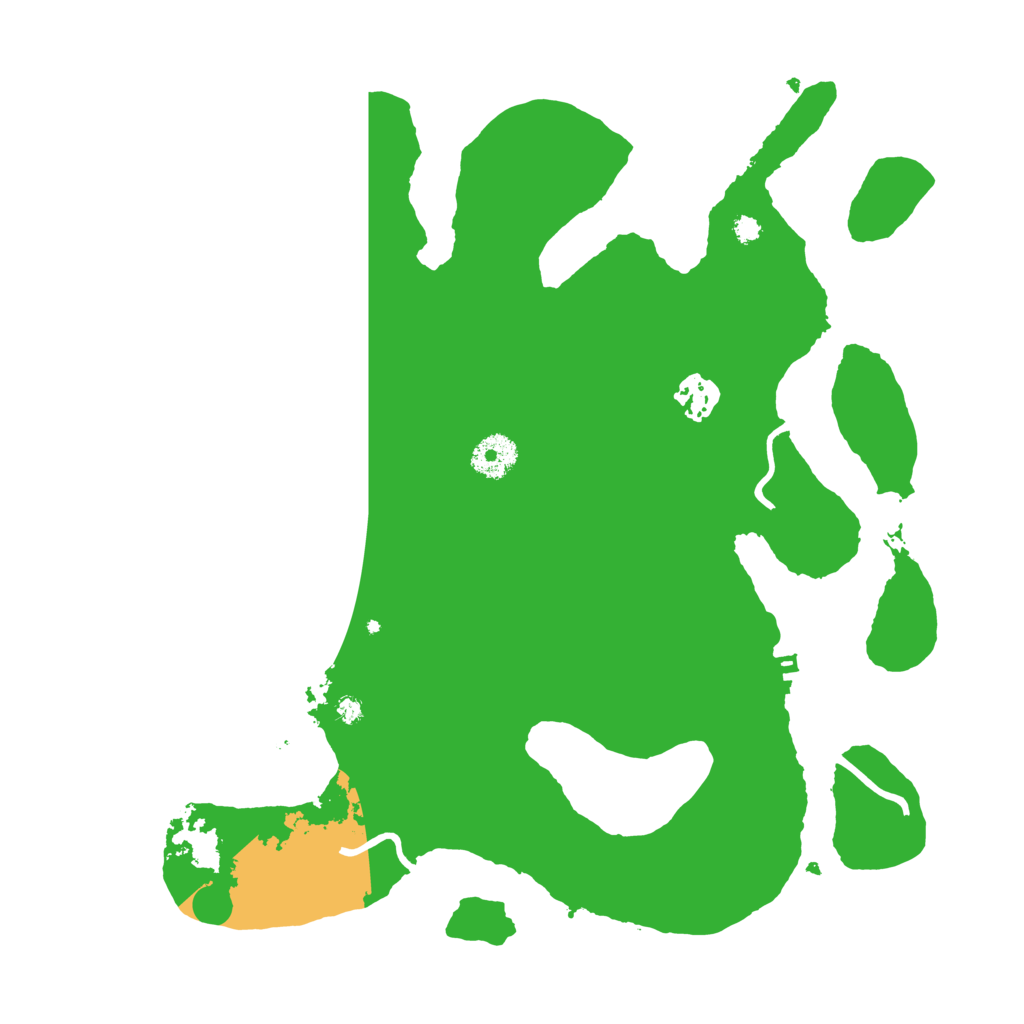 Biome Rust Map: Procedural Map, Size: 3500, Seed: 618085