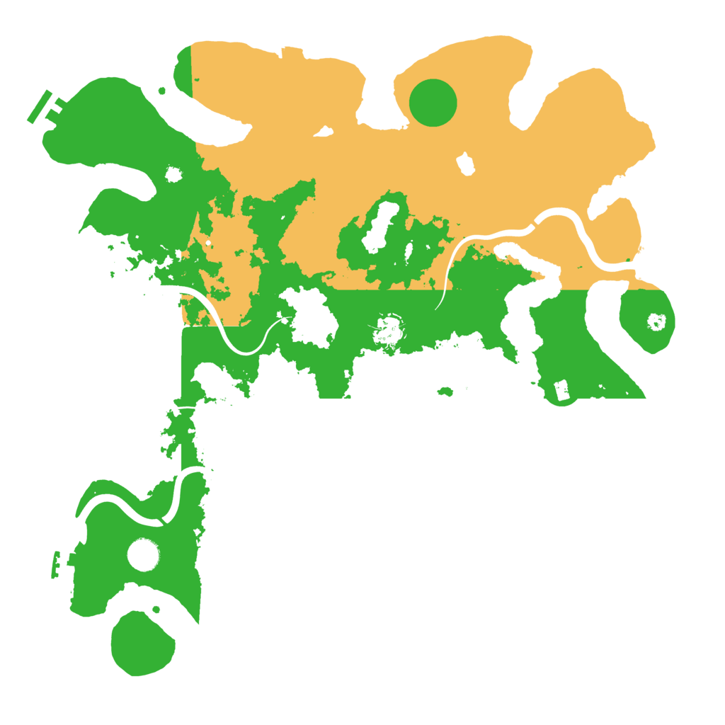 Biome Rust Map: Procedural Map, Size: 4000, Seed: 12489563