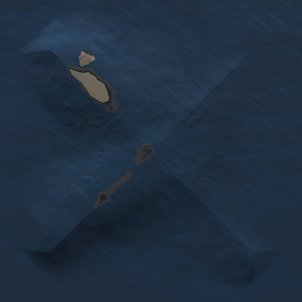 Rust Map: Procedural Map, Size: 1000, Seed: 3098745, 3 Monuments