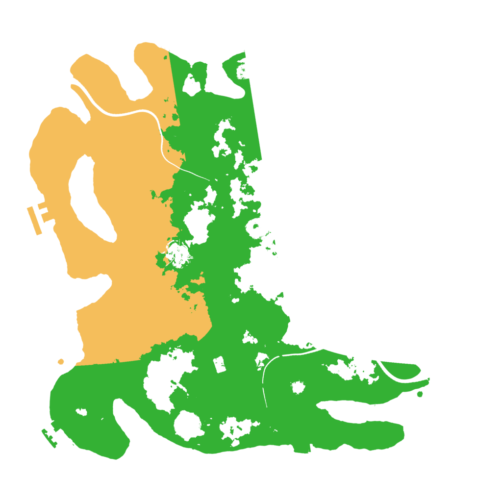 Biome Rust Map: Procedural Map, Size: 3500, Seed: 1632438534