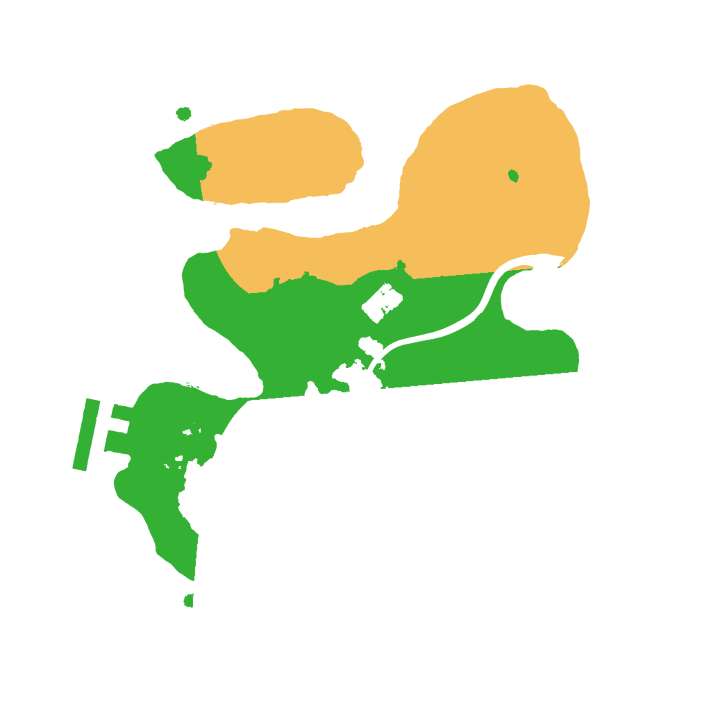 Biome Rust Map: Procedural Map, Size: 2000, Seed: 1911407996