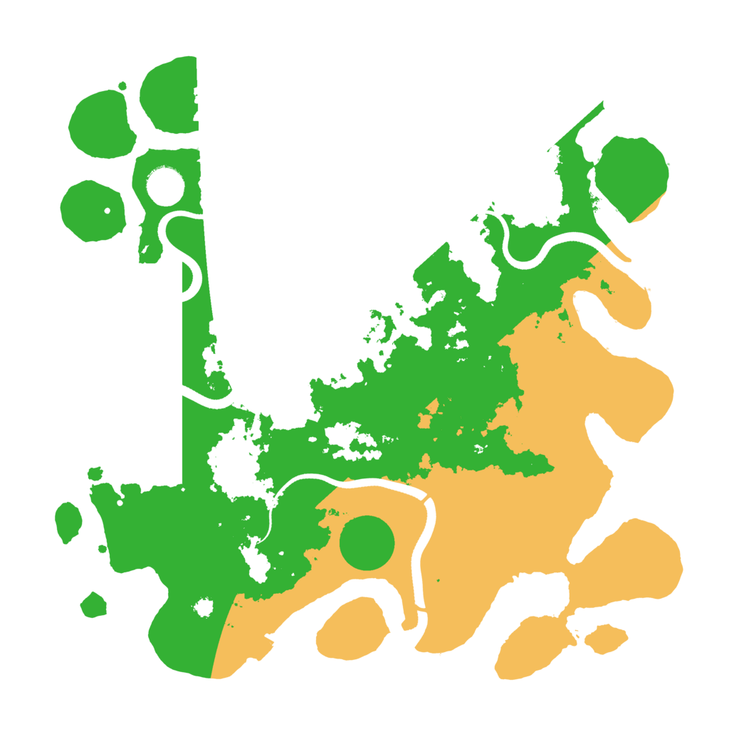 Biome Rust Map: Procedural Map, Size: 3500, Seed: 1622903206