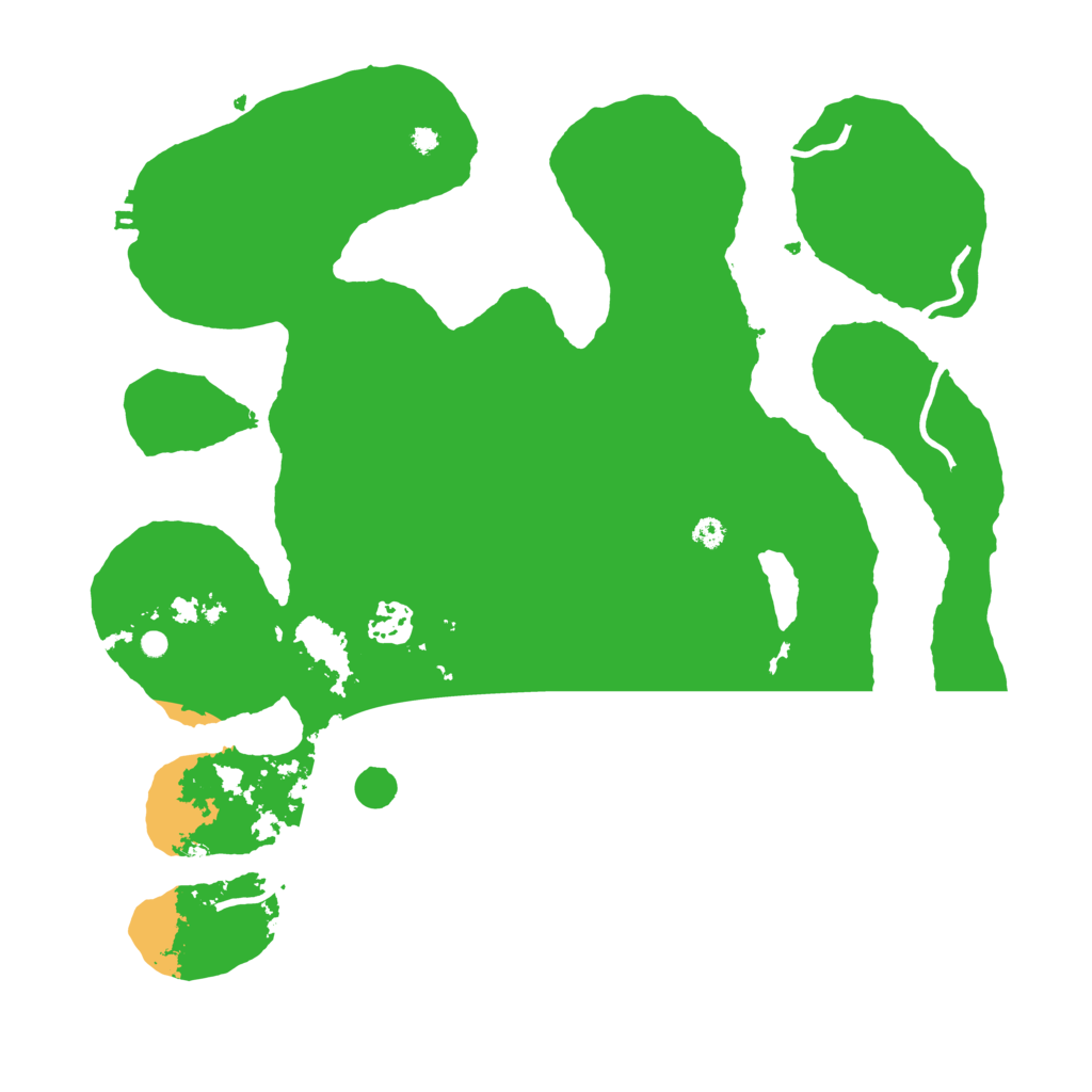 Biome Rust Map: Procedural Map, Size: 3600, Seed: 14589197