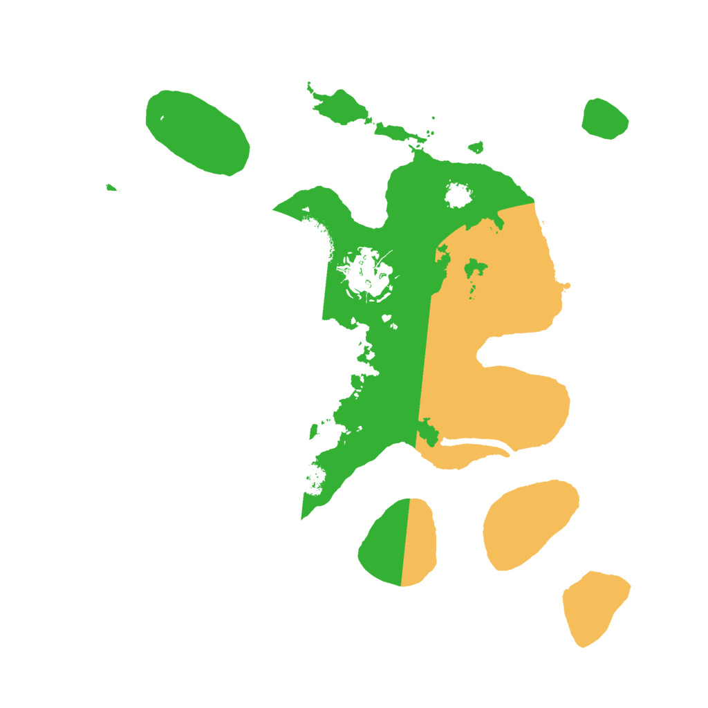 Biome Rust Map: Procedural Map, Size: 2500, Seed: 1273