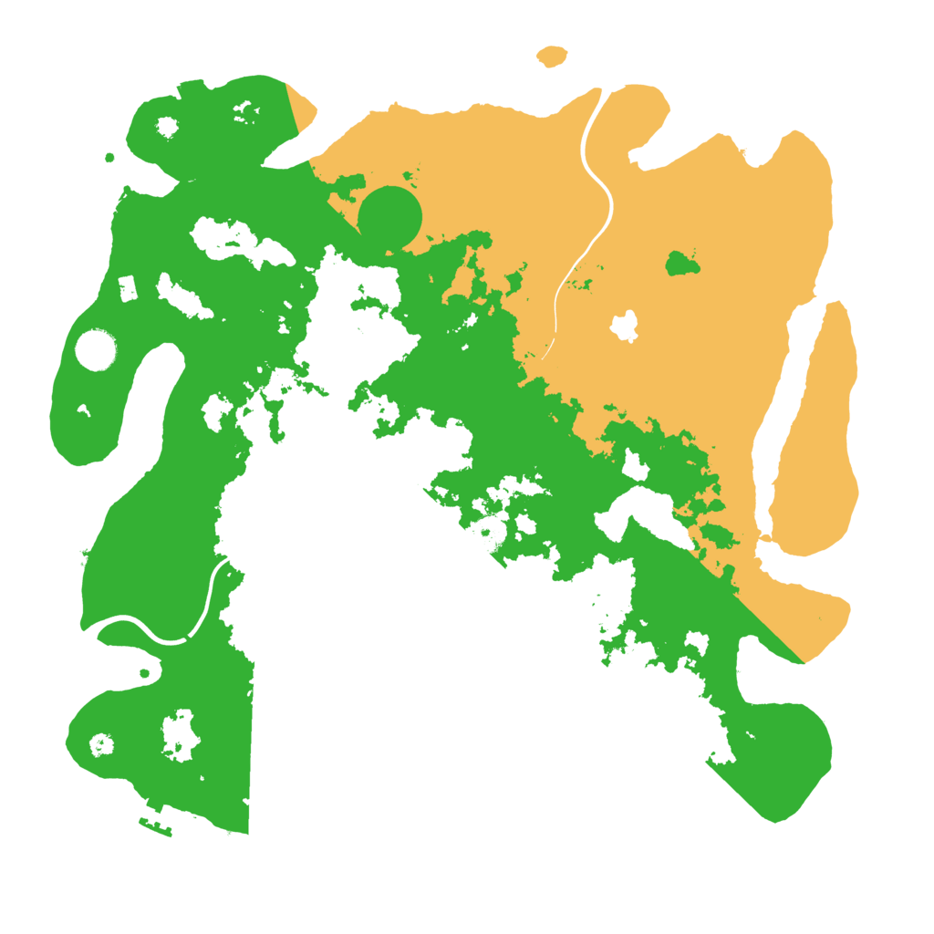 Biome Rust Map: Procedural Map, Size: 4000, Seed: 985555