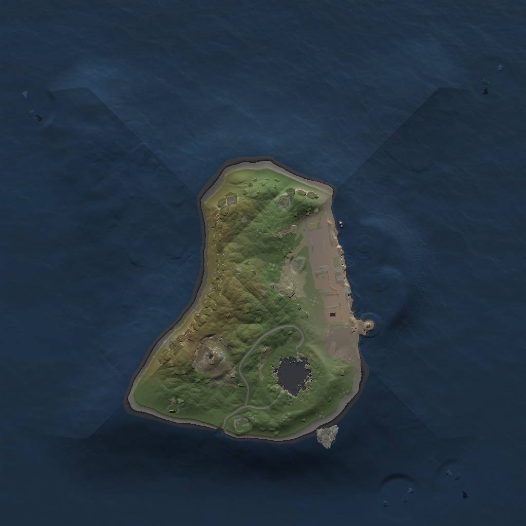 Rust Map: Procedural Map, Size: 1200, Seed: 636228068, 4 Monuments