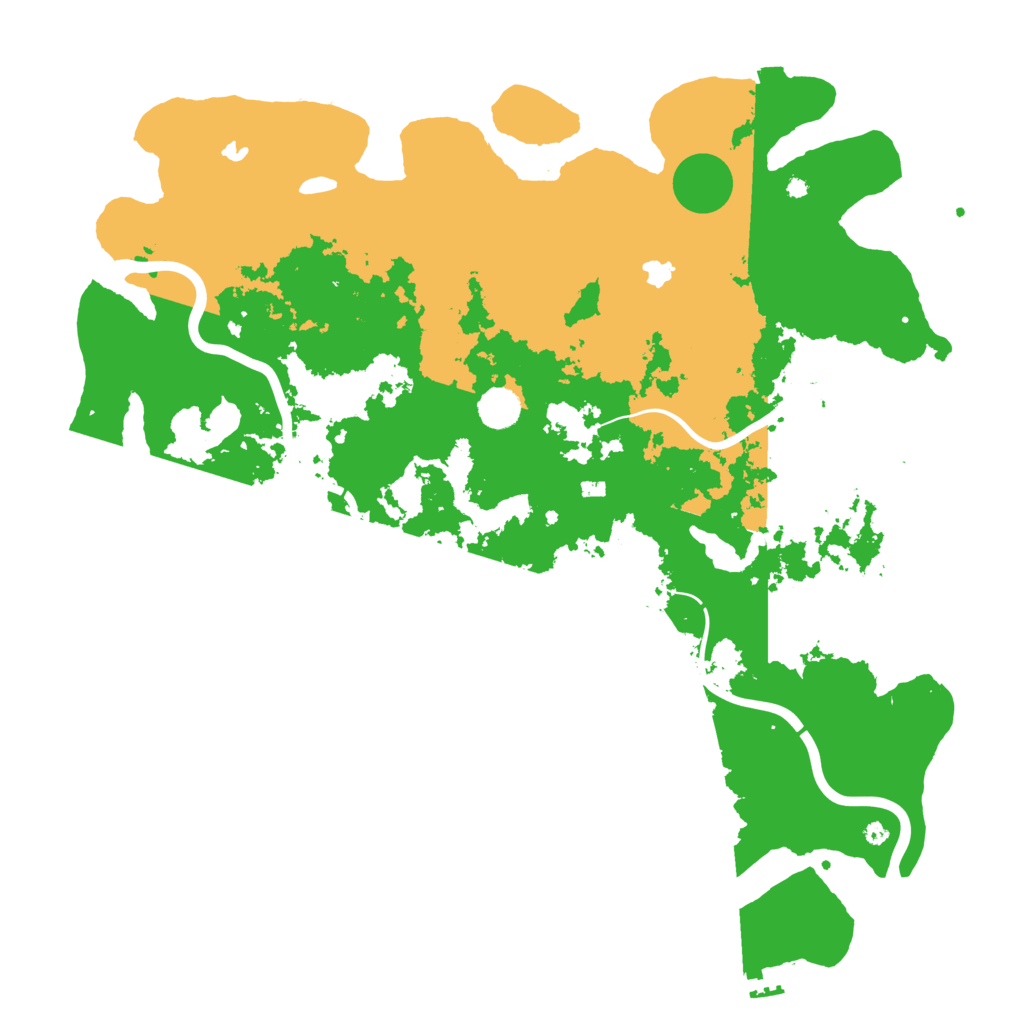 Biome Rust Map: Procedural Map, Size: 4500, Seed: 8673108