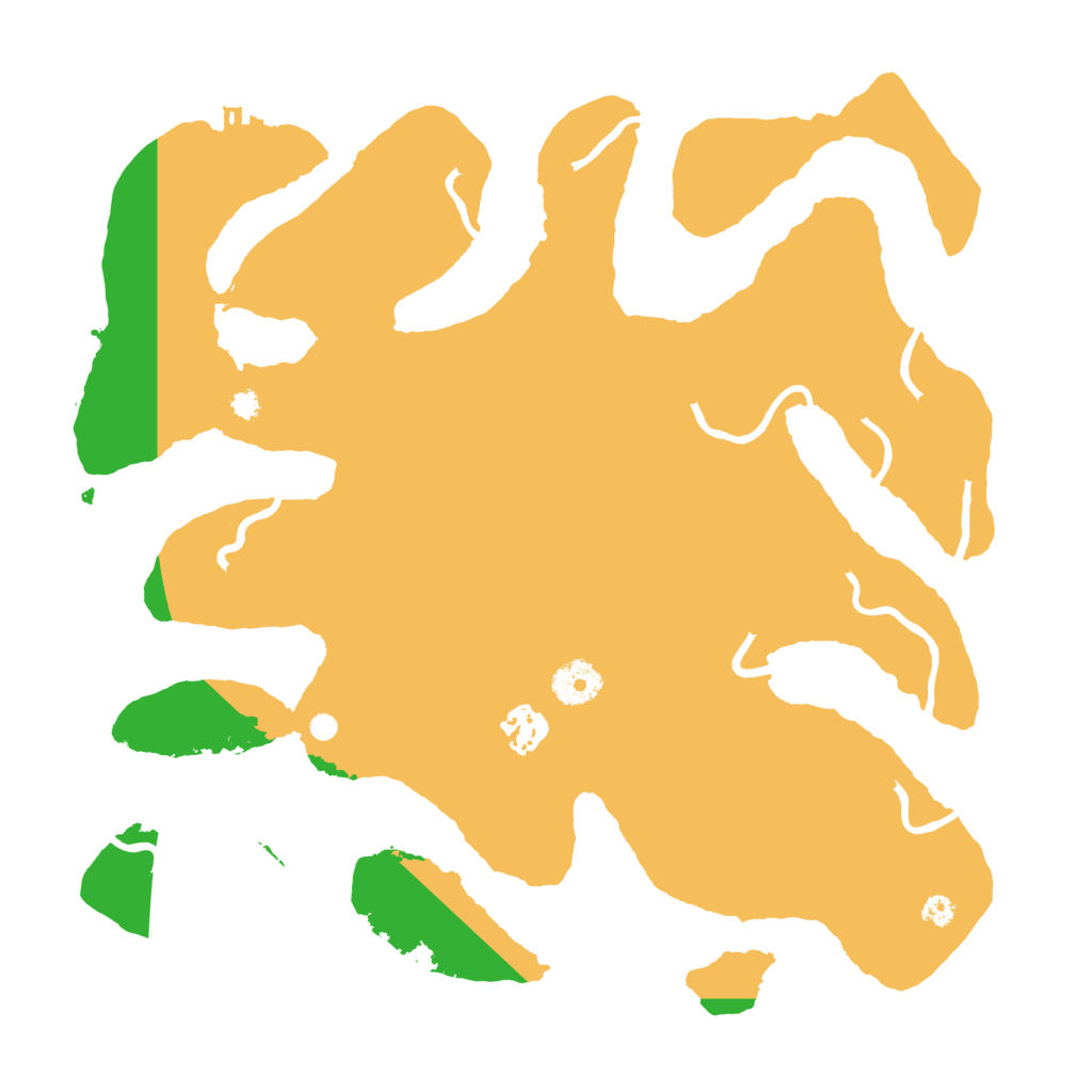 Biome Rust Map: Procedural Map, Size: 3550, Seed: 191219