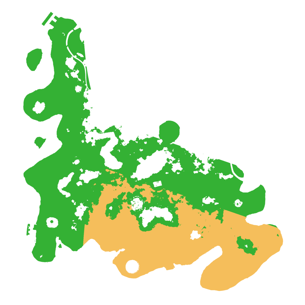 Biome Rust Map: Procedural Map, Size: 4000, Seed: 26343