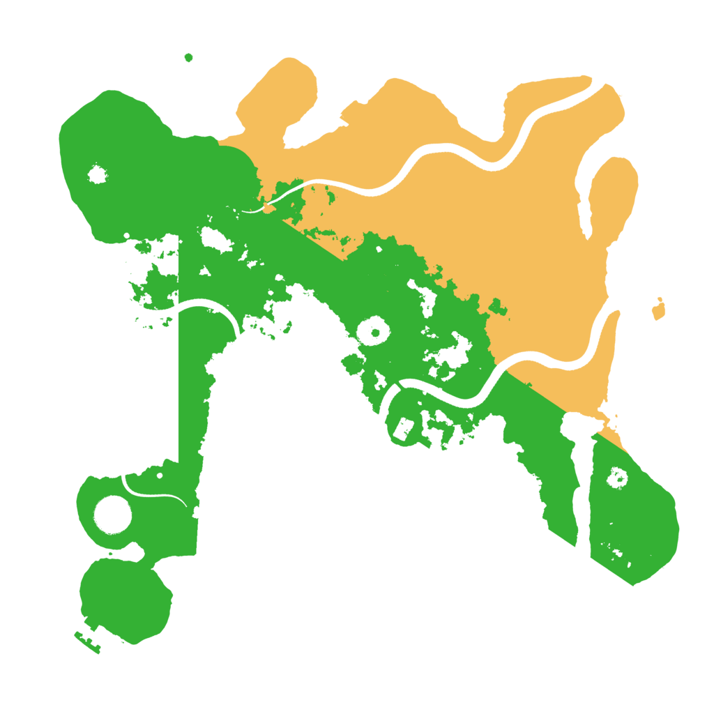 Biome Rust Map: Procedural Map, Size: 3500, Seed: 1337290123