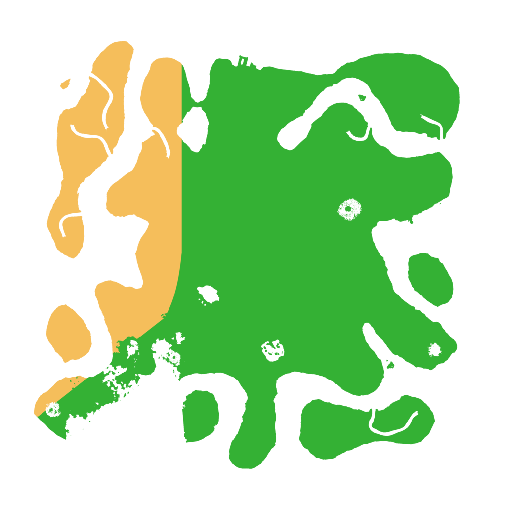 Biome Rust Map: Procedural Map, Size: 3500, Seed: 27491232