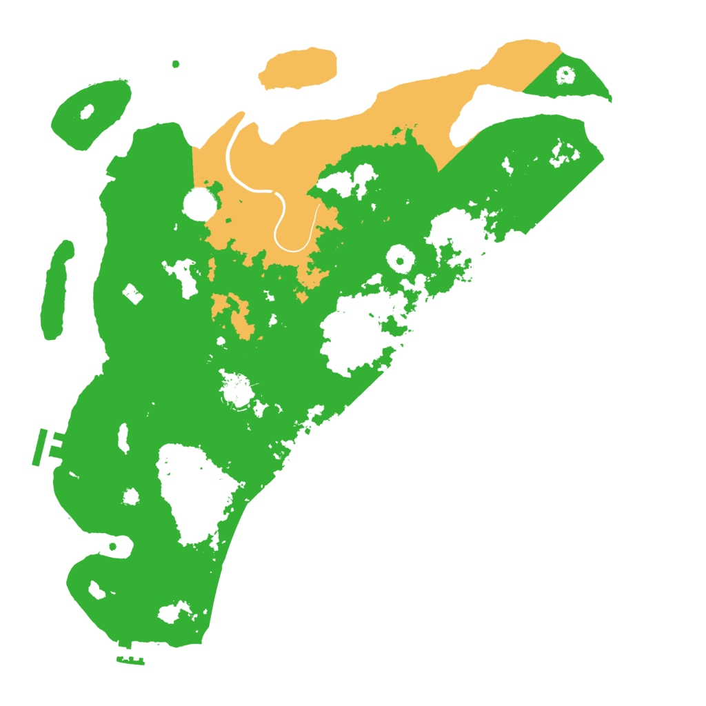 Biome Rust Map: Procedural Map, Size: 3800, Seed: 669324