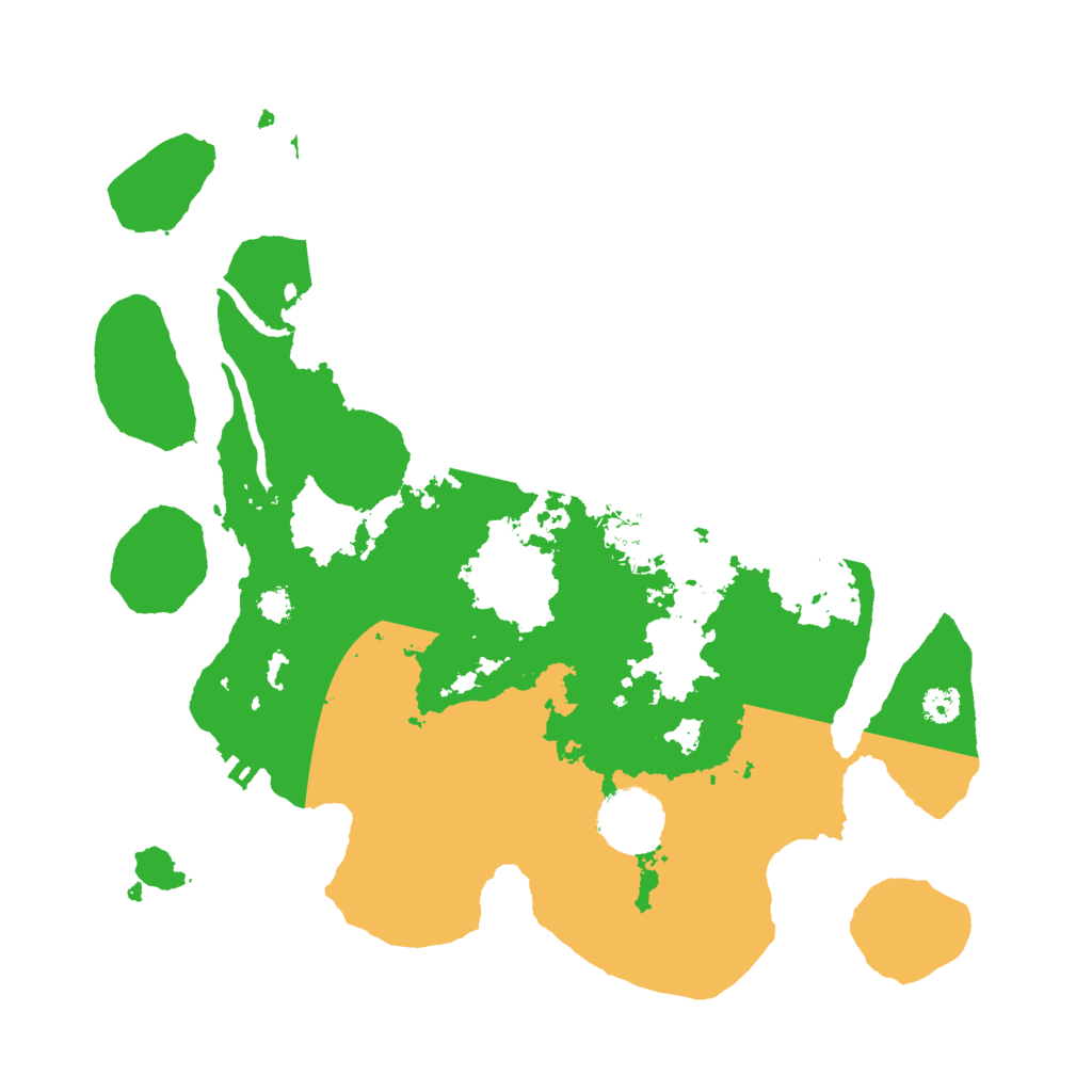Biome Rust Map: Procedural Map, Size: 3000, Seed: 585485