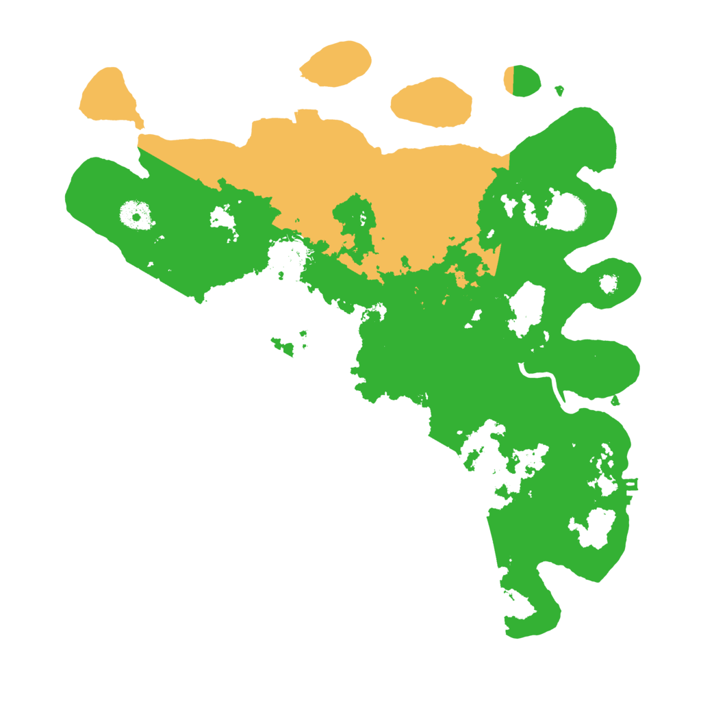 Biome Rust Map: Procedural Map, Size: 3500, Seed: 278