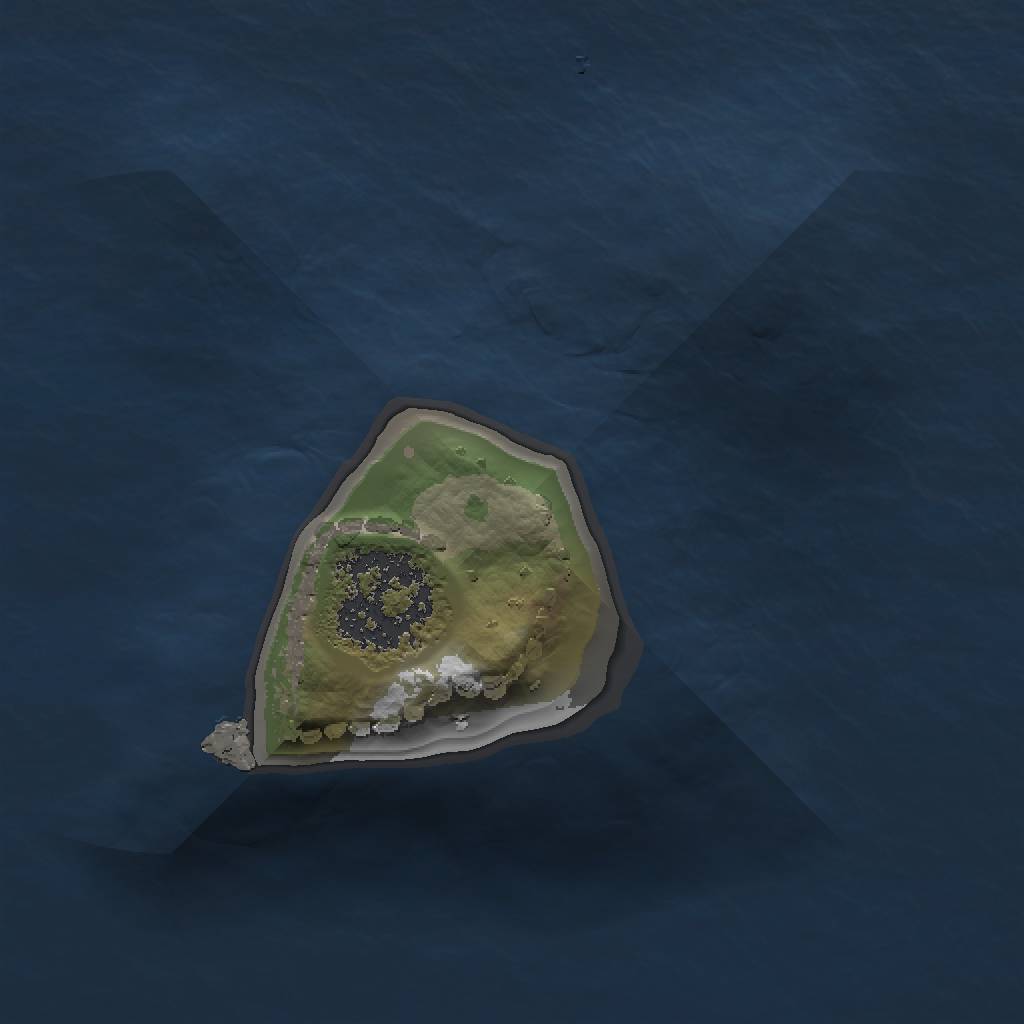 Rust Map: Procedural Map, Size: 1000, Seed: 54, 3 Monuments